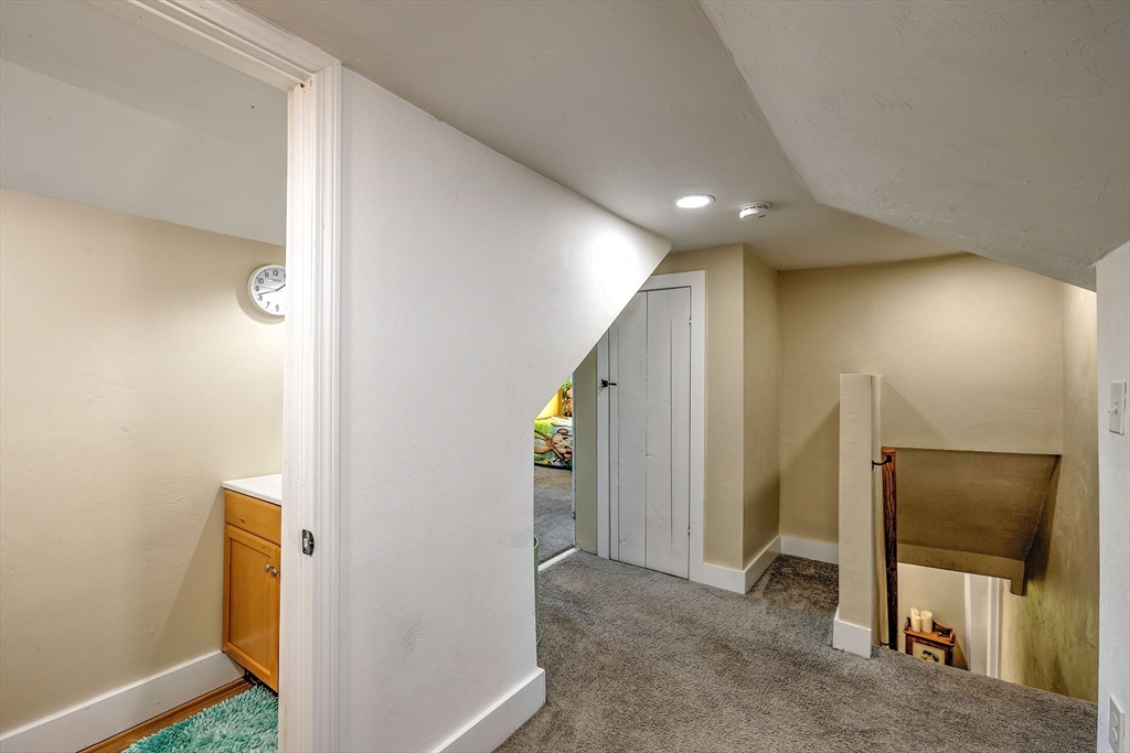 43 Rufus Putnam Road North Brookfield, MA 01535 - Photo 32 of 42 a view of hallway with stairs and wooden floor