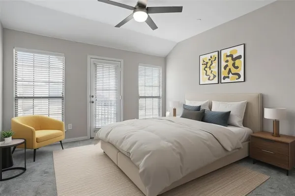 front view of a house with a street