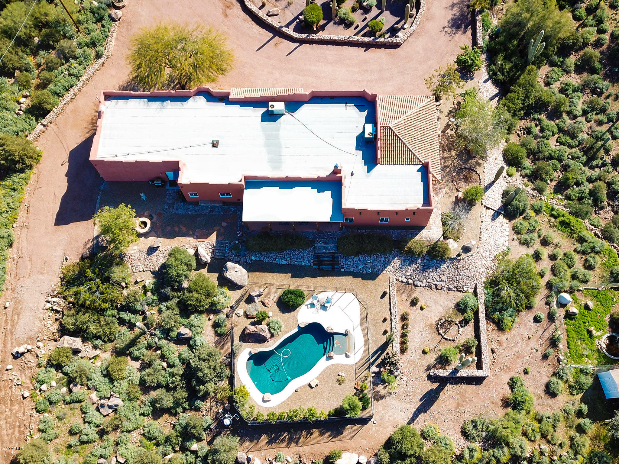 3044 North Prospectors Road Apache Junction, AZ 85119 - Photo 17 of 79 Overhead View from Back of Property