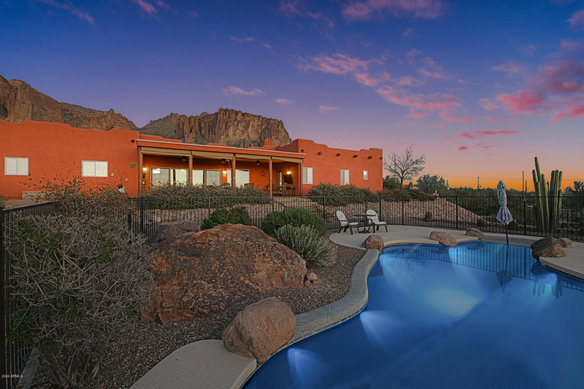 3044 North Prospectors Road Apache Junction, AZ 85119 - Photo 18 of 79 Evening view