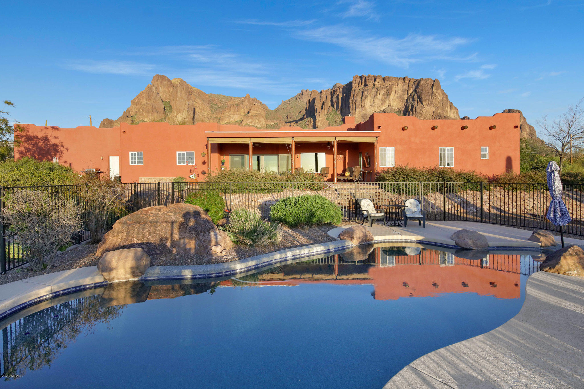 Superstition Mountain Back Drop