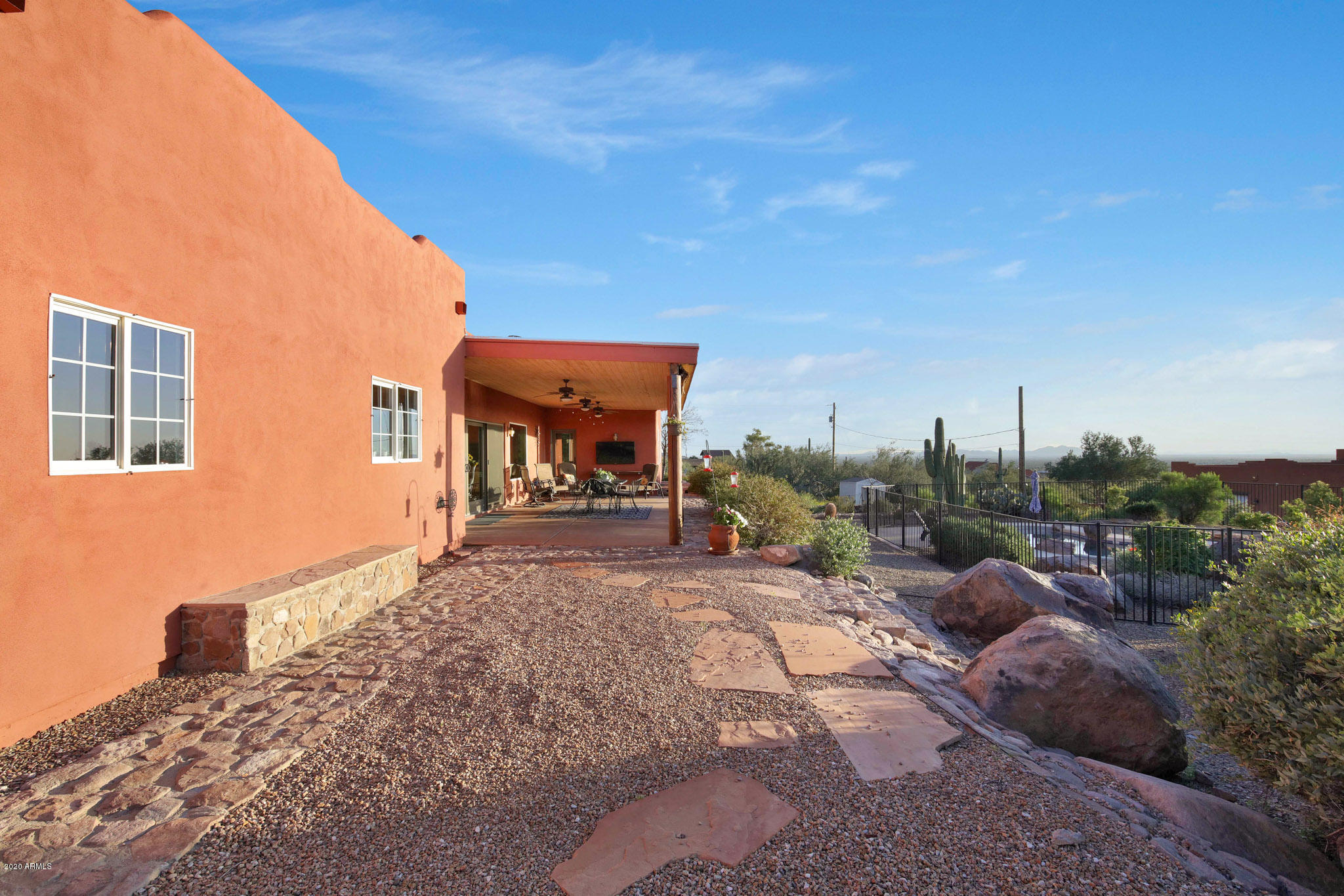 3044 North Prospectors Road Apache Junction, AZ 85119 - Photo 67 of 79 Custom Rock & Flagstone Walkways