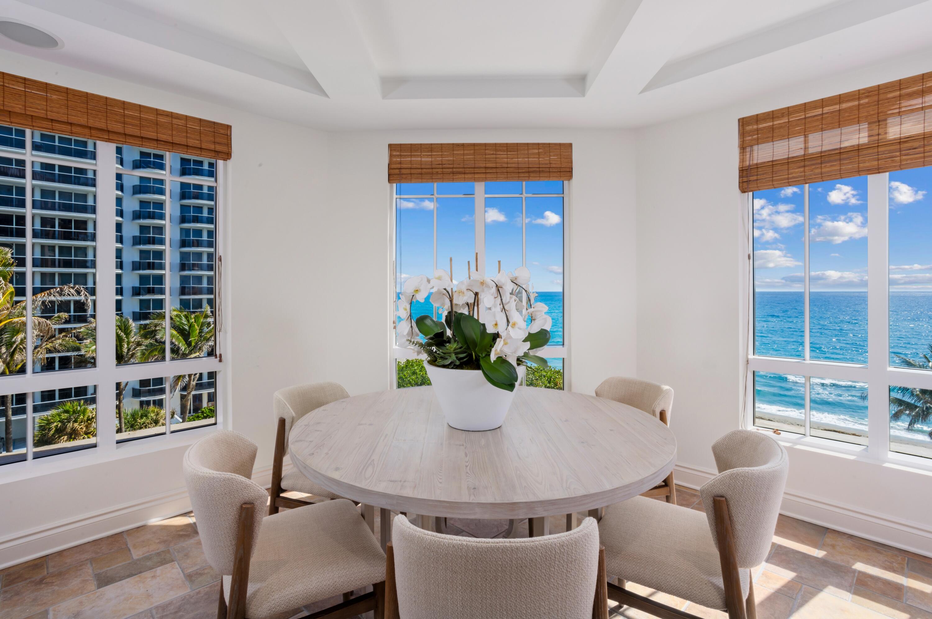 400 South Ocean Boulevard, Unit R12 Boca Raton, FL 33432 - Photo 11 of 41 OCEANFRONT DINING