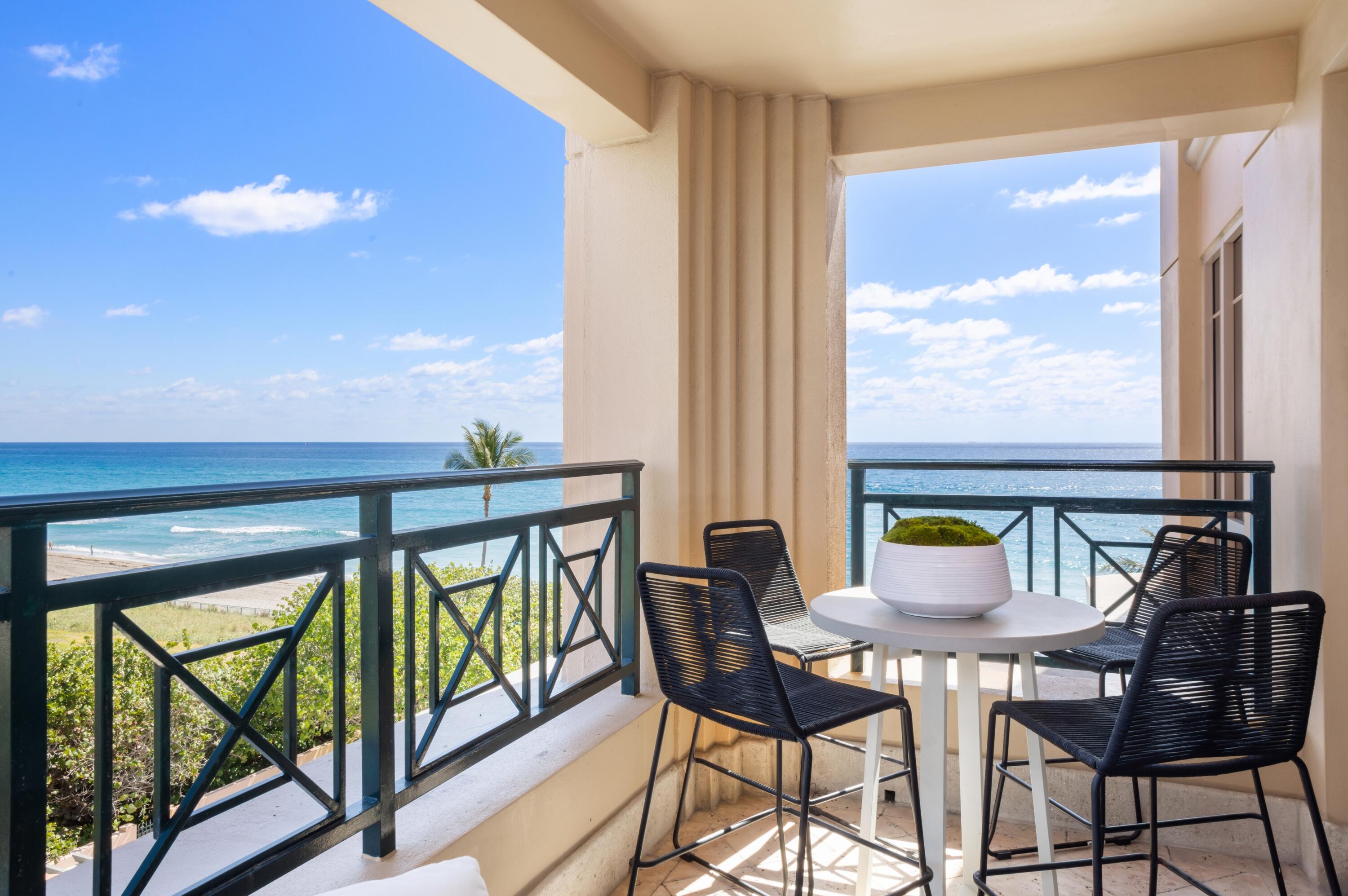 400 South Ocean Boulevard, Unit R12 Boca Raton, FL 33432 - Photo 27 of 41 BALCONY TO OCEAN