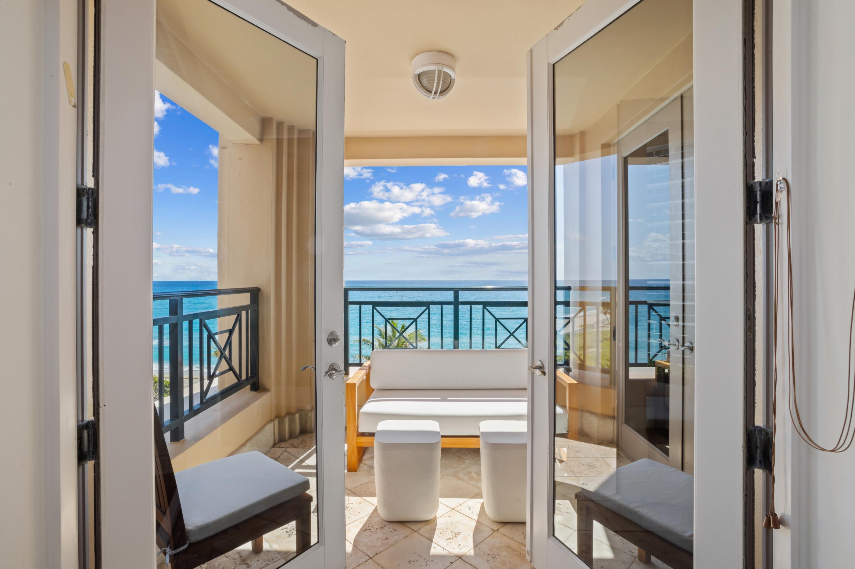 400 South Ocean Boulevard, Unit R12 Boca Raton, FL 33432 - Photo 28 of 41 BALCONY TO OCEAN VIEW