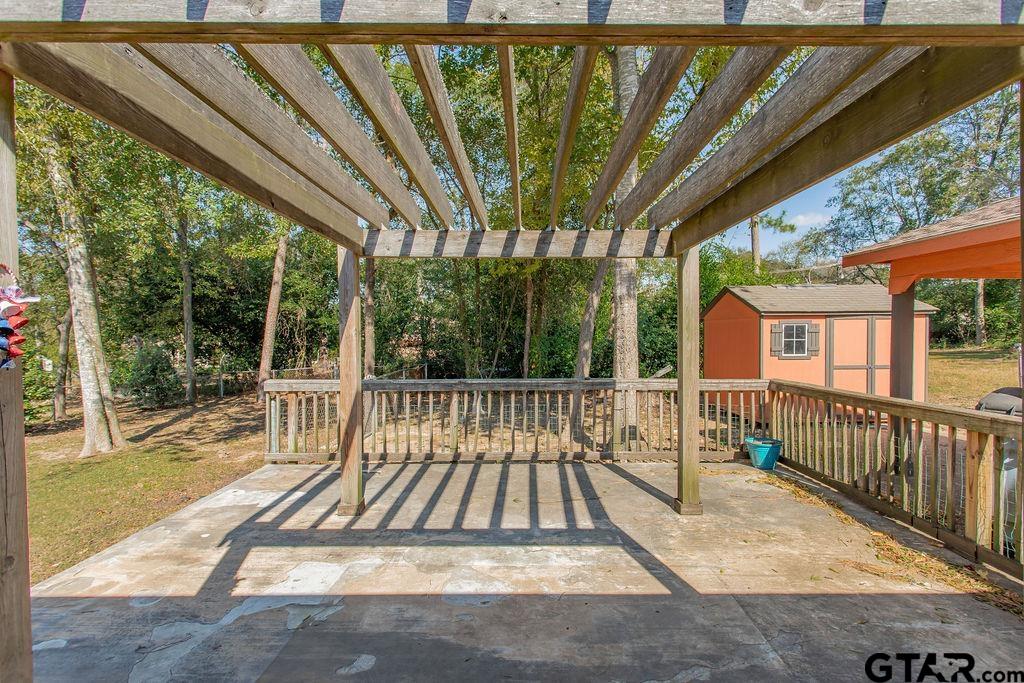 213 Treetop Lane Hideaway, TX 75771 - Photo 36 of 48 a view of deck with patio