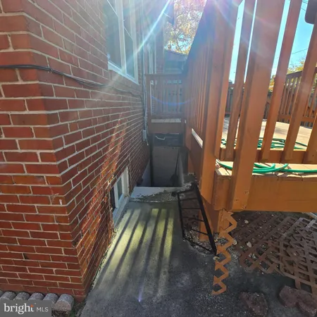 a view of an entryway door