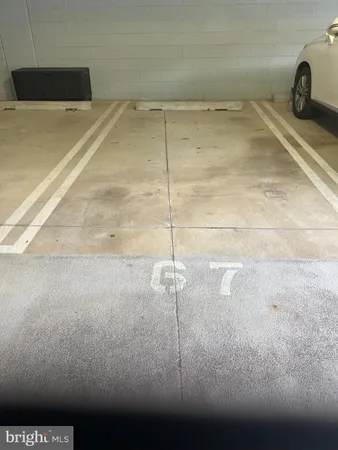 a view of a black gate