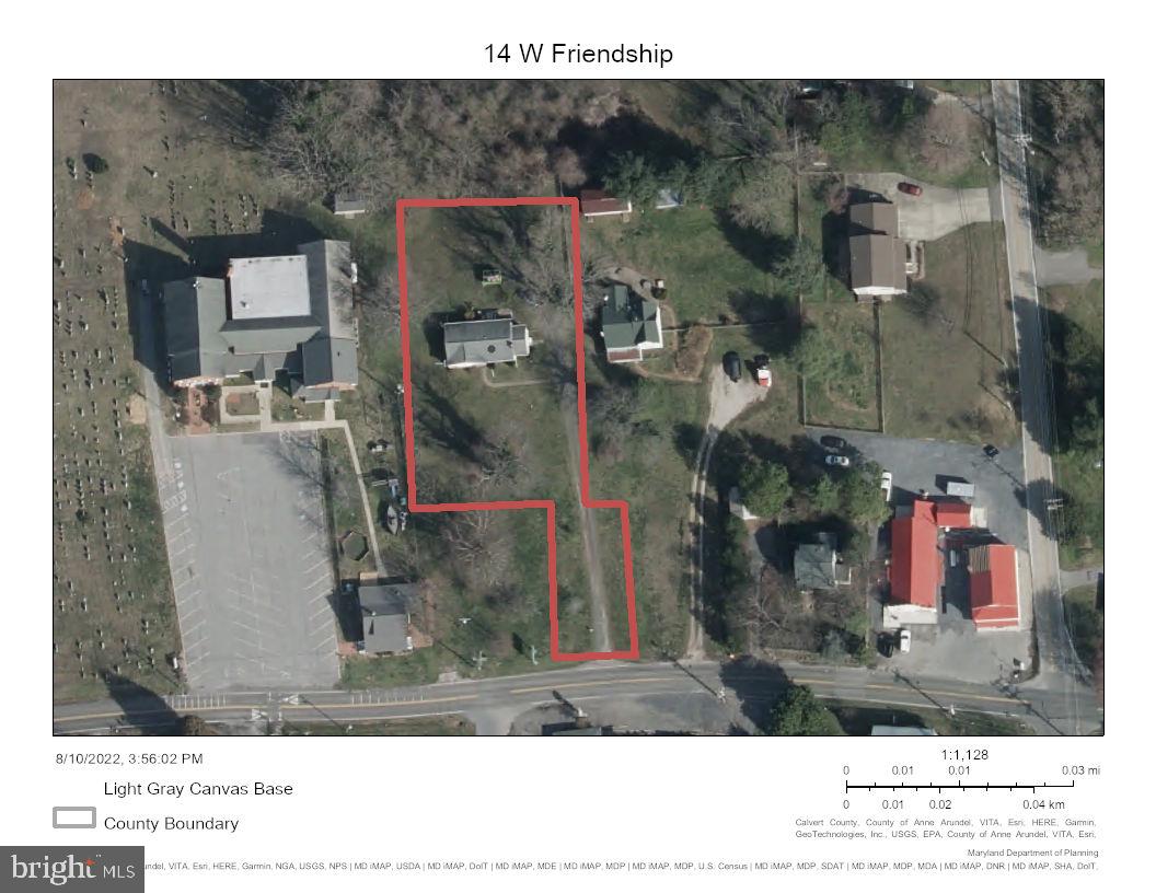 14 Friendship Road Friendship, MD 20758 - Photo 38 of 38 Approximate property lines for both parcels.