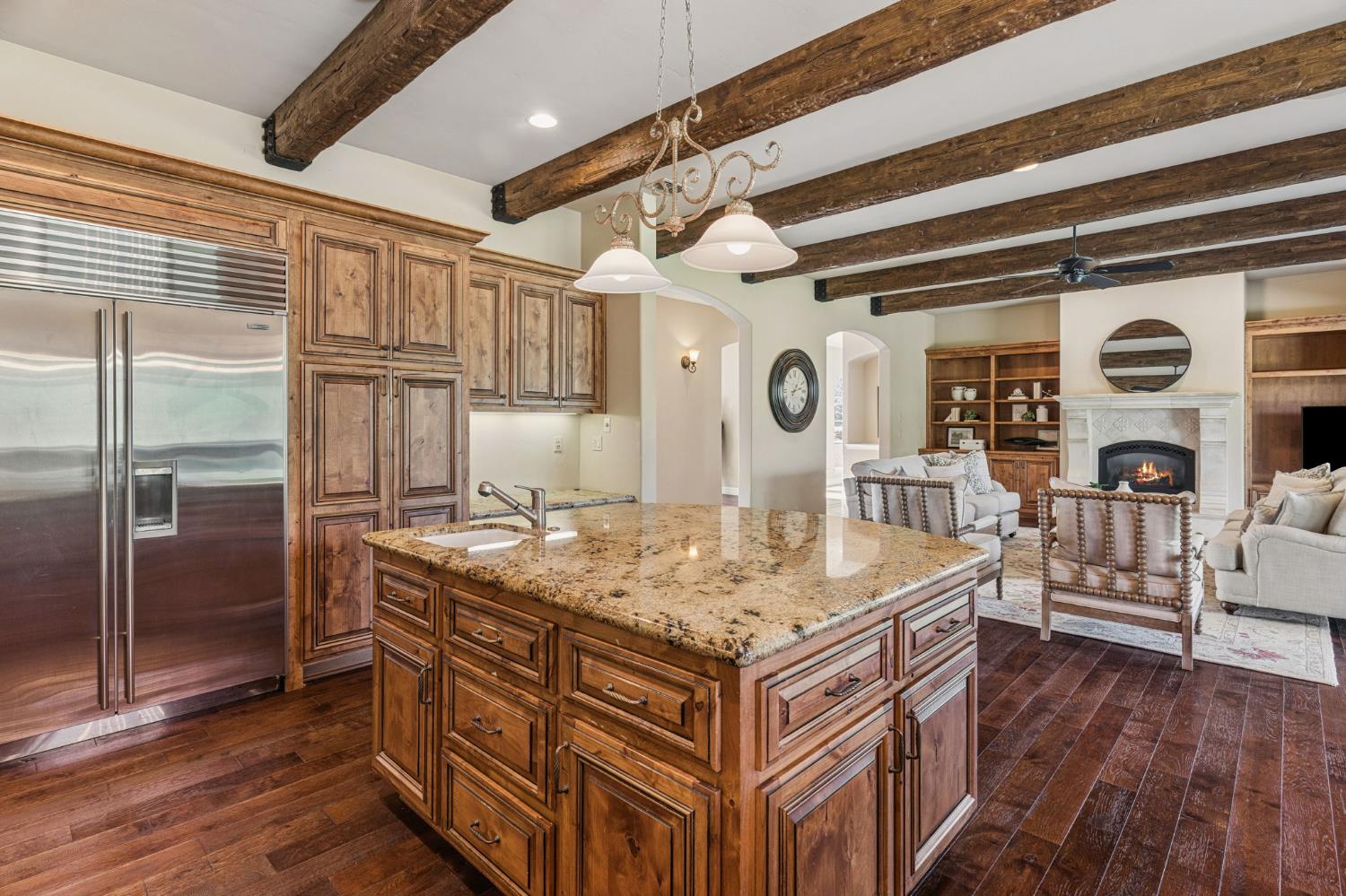 5180 Remuda Court Shingle Springs, CA 95682 - Photo 21 of 88 a kitchen with stainless steel appliances granite countertop a sink and a refrigerator