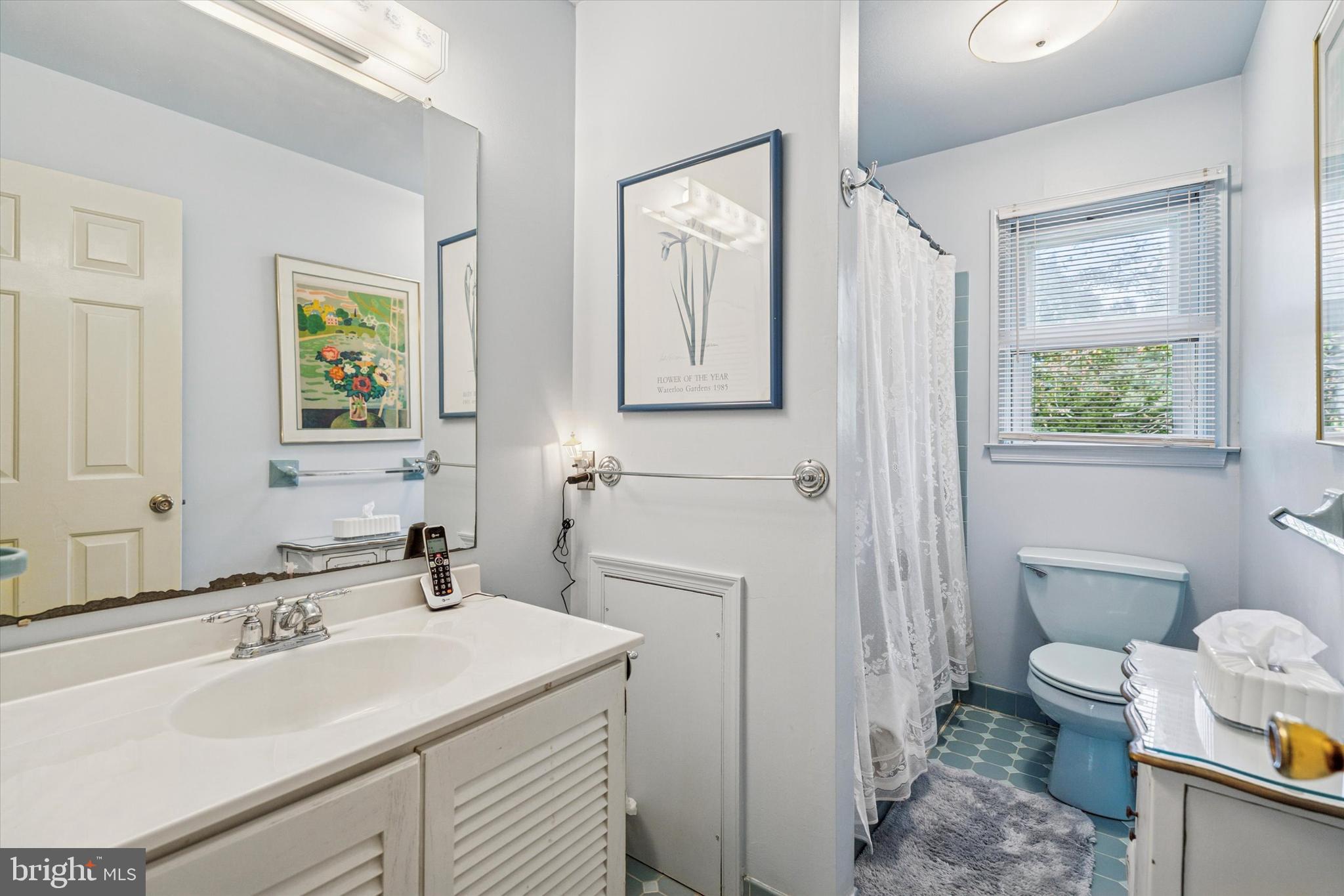 515 Conway Avenue Narberth, PA 19072 - Photo 14 of 27 a bathroom with a sink toilet and mirror