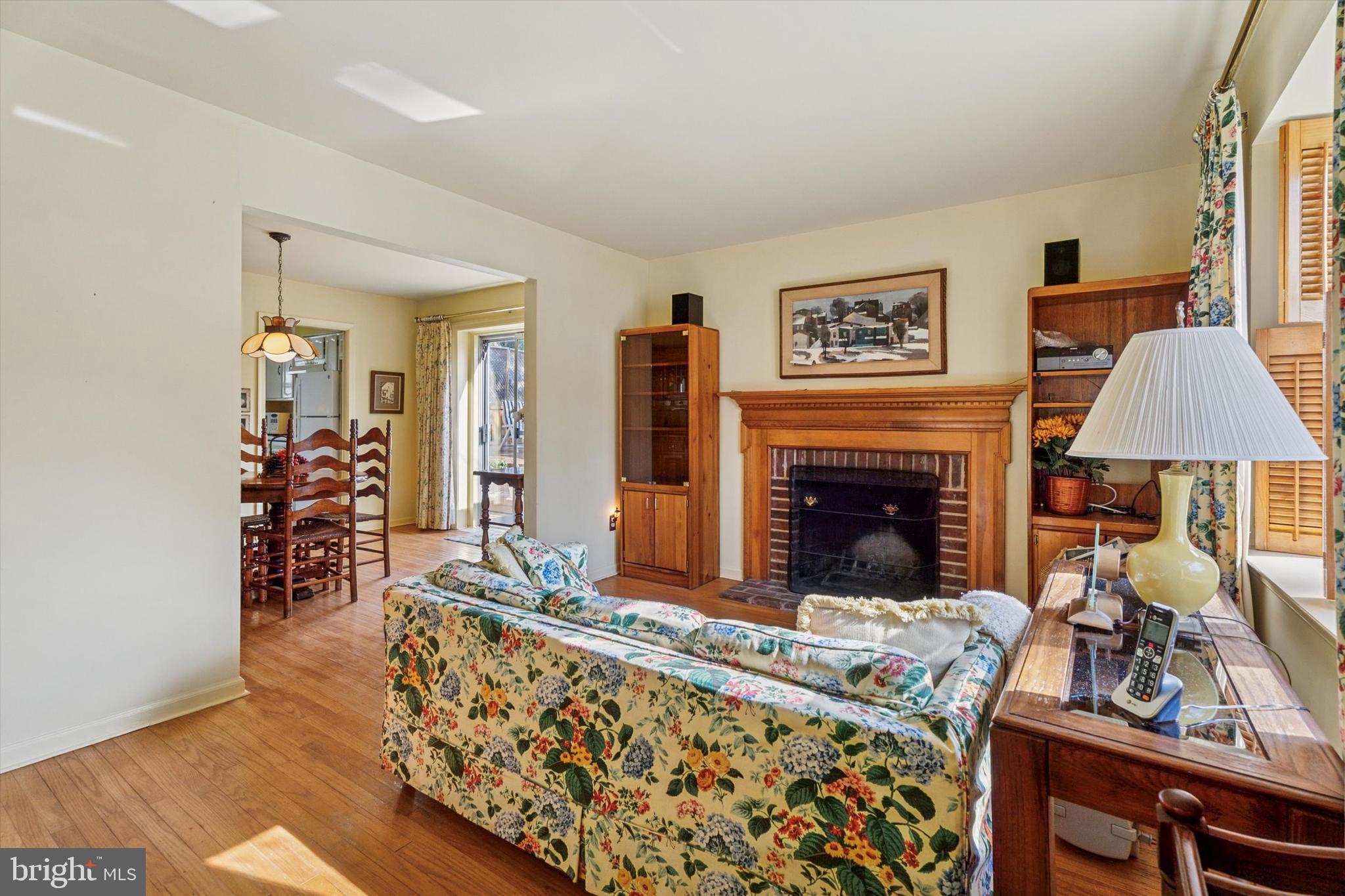 515 Conway Avenue Narberth, PA 19072 - Photo 3 of 27 a living room with furniture and a fireplace