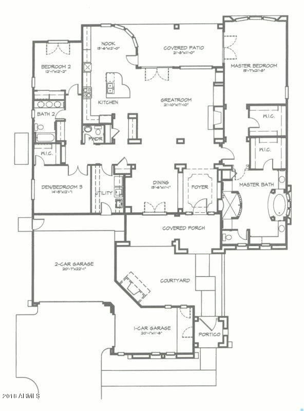 18148 West Narramore Road Goodyear, AZ 85338 - Photo 71 of 71 Laurenzo Model_Floor Plan