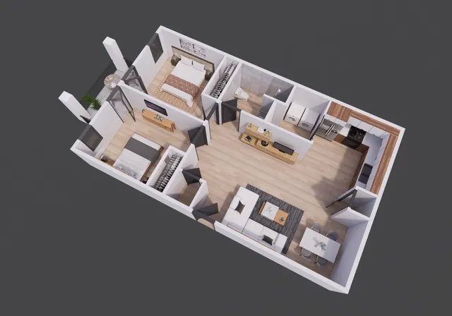 a view of living room with white walls