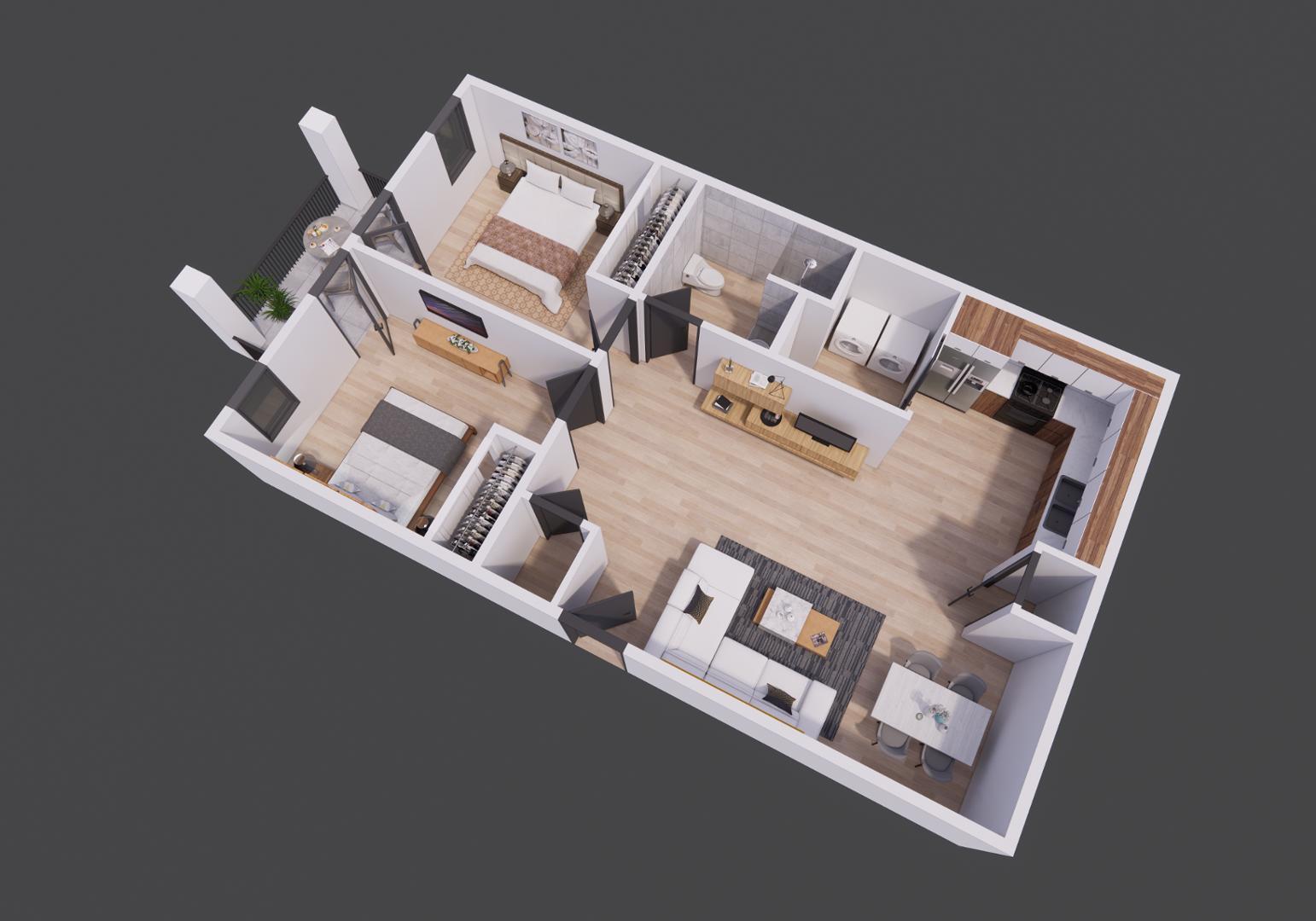 223 South Eleventh Street, Unit 103 Mebane, NC 27302 - Photo 6 of 41 a view of living room with white walls