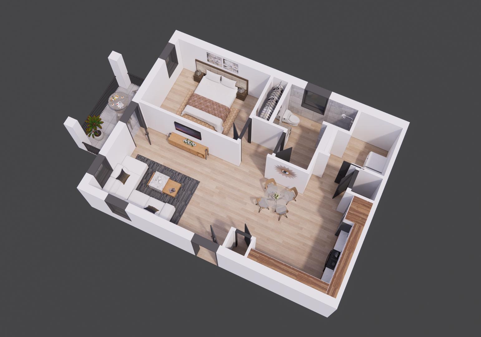 223 South Eleventh Street, Unit 103 Mebane, NC 27302 - Photo 7 of 41 a view of living room with furniture