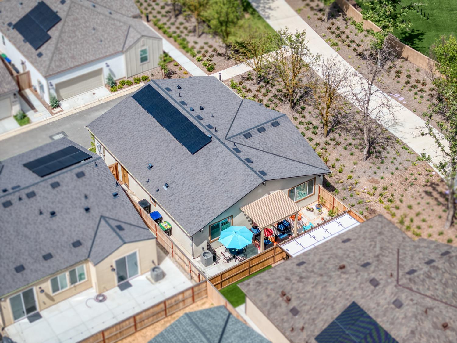 4185 Ryan Lane Madera, CA 93636 - Photo 51 of 63 an aerial view of a house with a yard