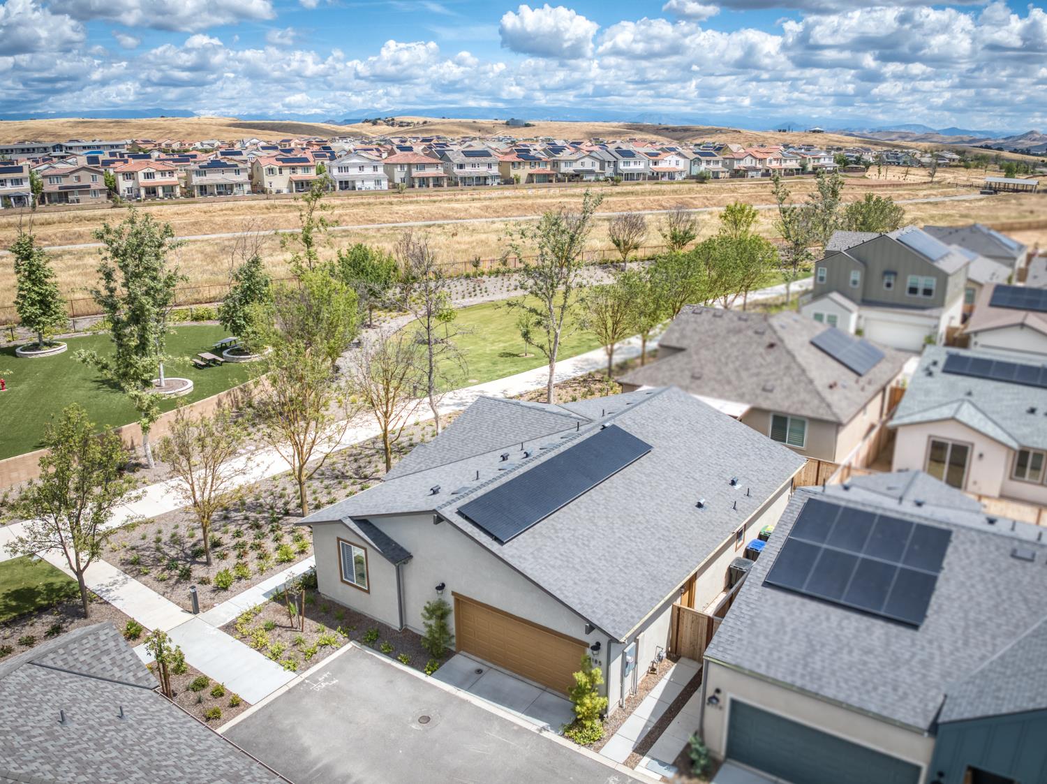 4185 Ryan Lane Madera, CA 93636 - Photo 61 of 63 an aerial view of residential building with outdoor space and ocean view