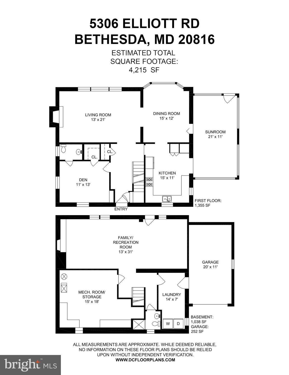 5306 Elliott Road Bethesda, MD 20816 - Photo 25 of 25 Floorplans