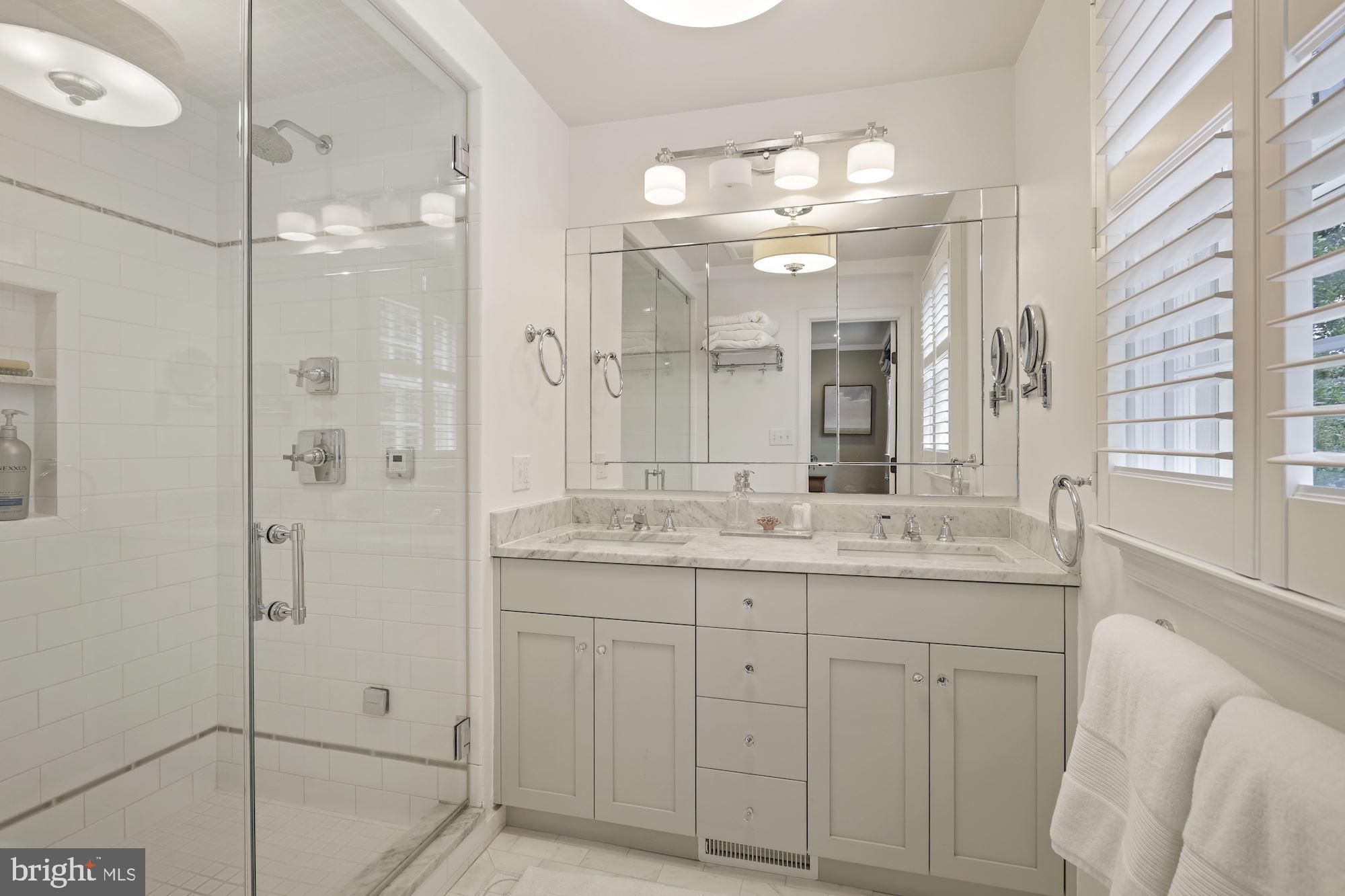 5306 Elliott Road Bethesda, MD 20816 - Photo 10 of 25 Renovated Master Bath