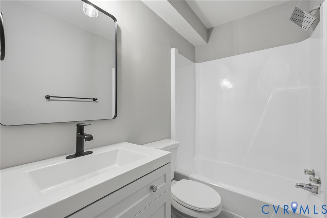 2007 Circlestone Court Colonial Heights, VA 23834 - Photo 18 of 24 a bathroom with a sink a toilet and shower