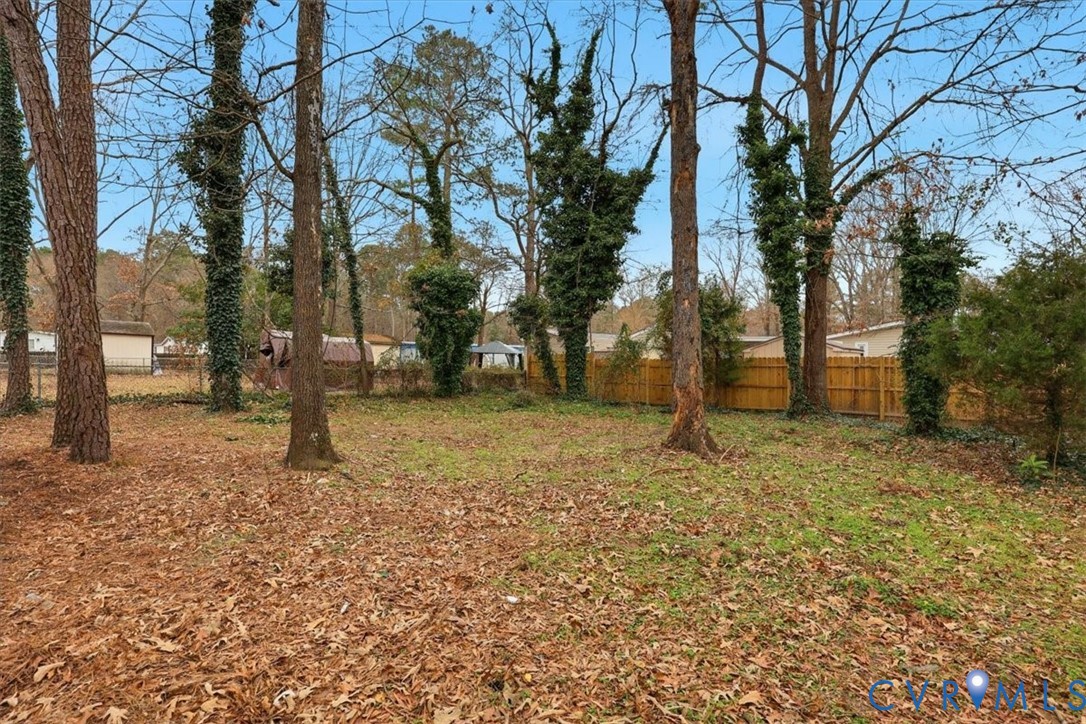 2007 Circlestone Court Colonial Heights, VA 23834 - Photo 20 of 24 a backyard of a house with lots of green space