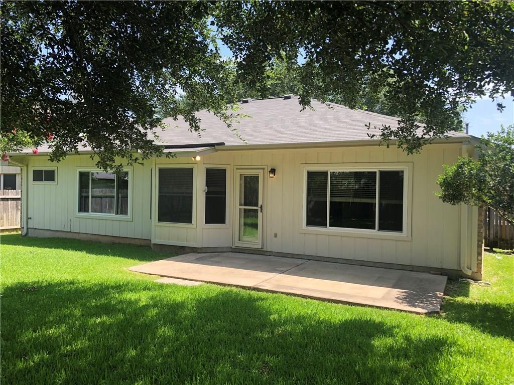 1515 Lochaline Loop Pflugerville, TX 78660 - Photo 9 of 12 Rear view of property with a patio area