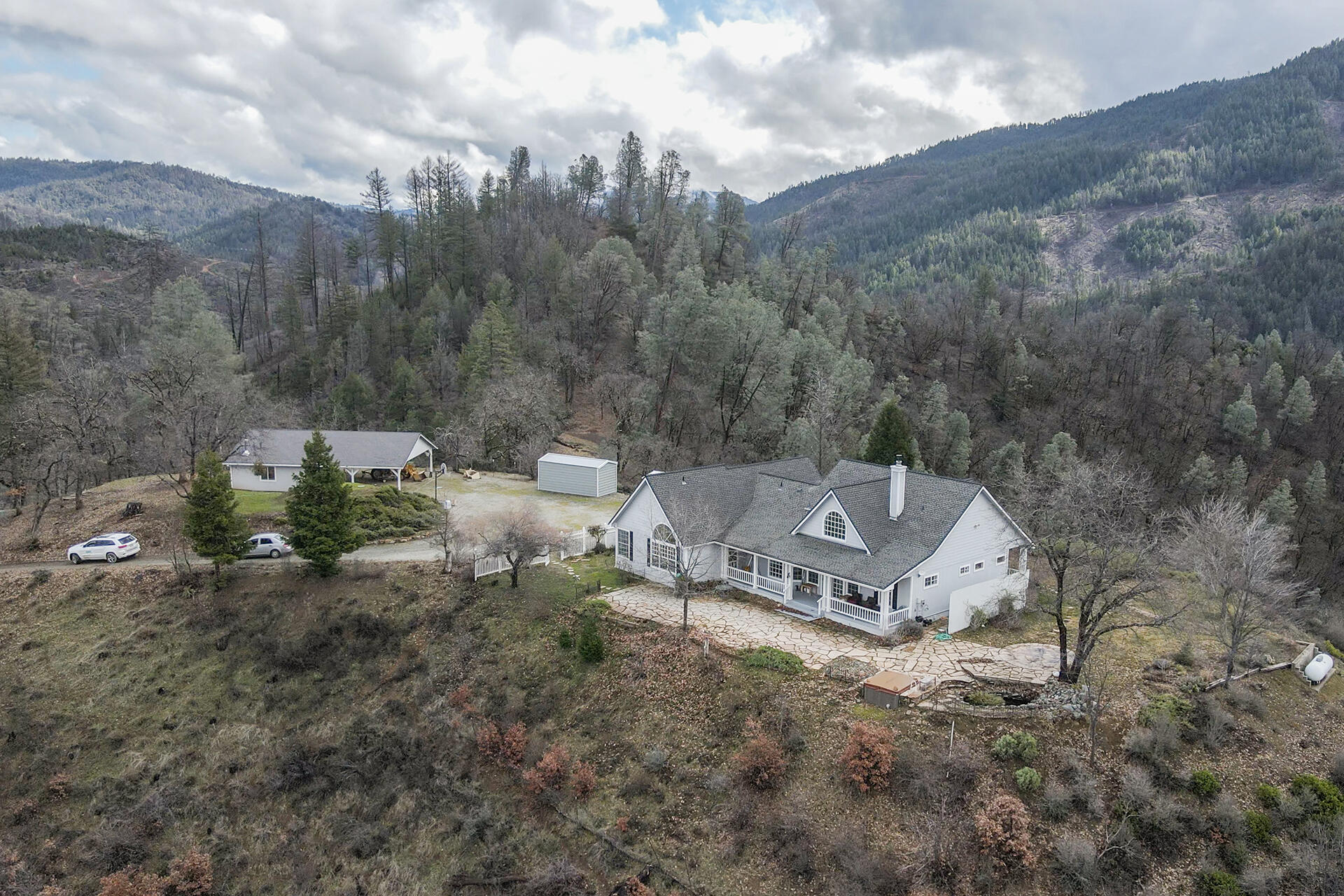 1551 Oak Ranch Road Lewiston, CA 96052 - Photo 22 of 35 a view of a house with a yard