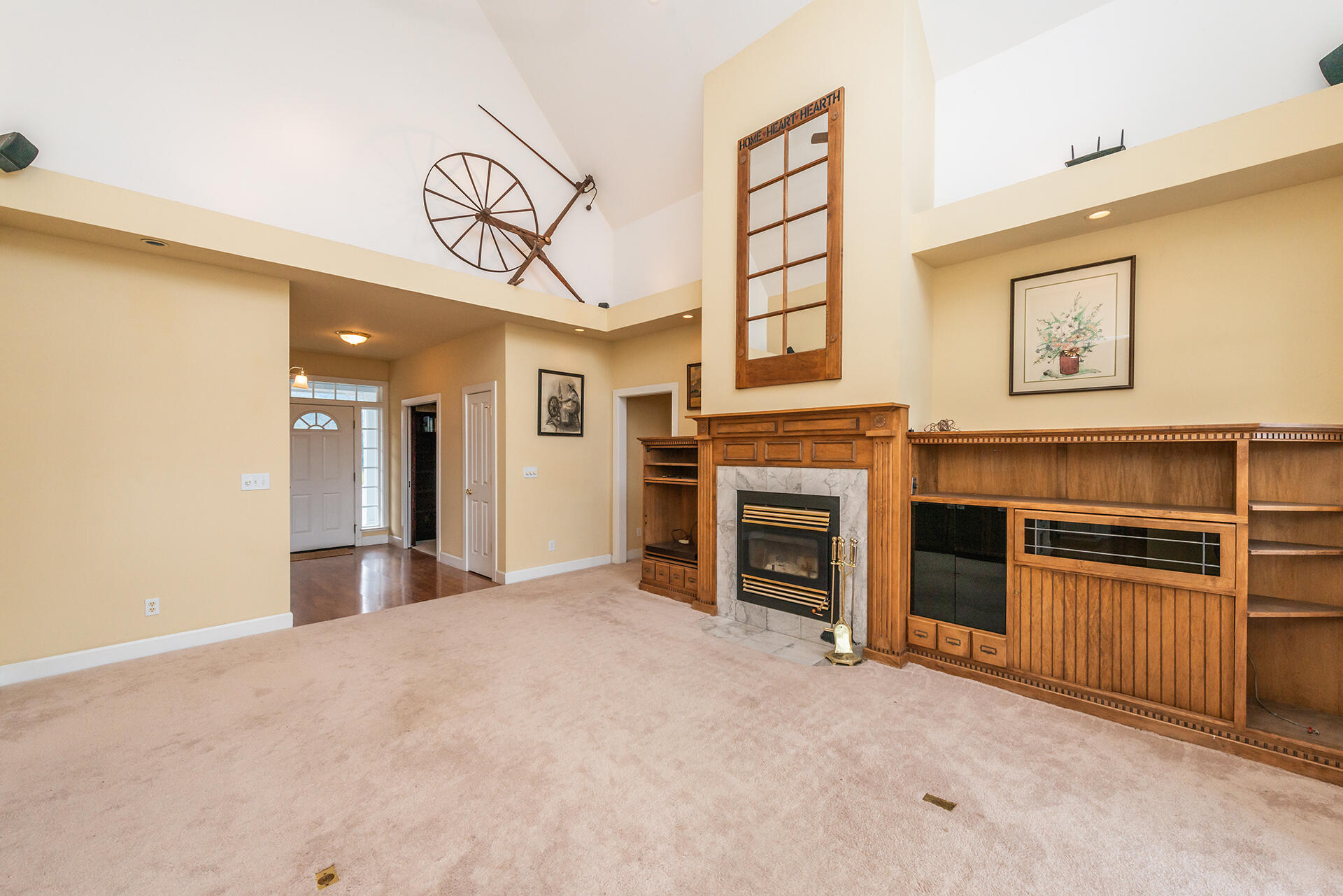1551 Oak Ranch Road Lewiston, CA 96052 - Photo 7 of 35 a view of a kitchen with furniture and a fireplace