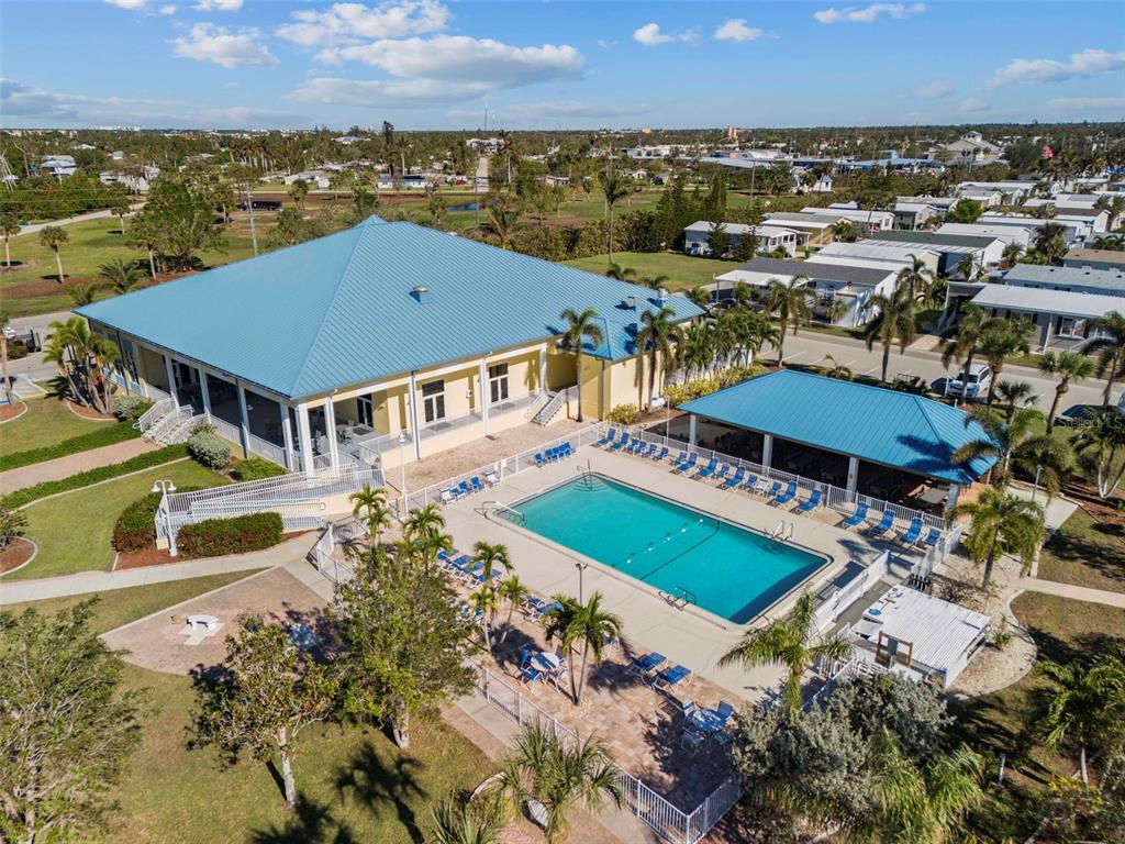 27 Freeman Avenue Punta Gorda, FL 33950 - Photo 31 of 32 an aerial view of a house with a outdoor space