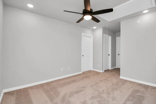 a view of an empty room