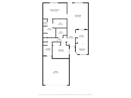a picture of a floor plan
