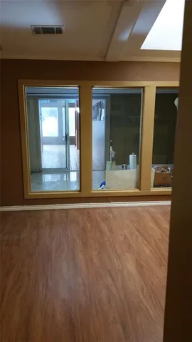 a view of front door