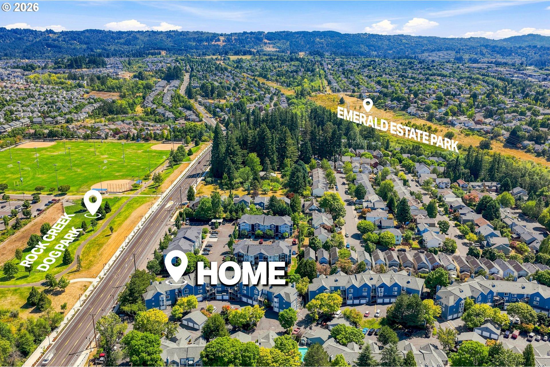 17516 Northwest Springville Road, Unit B6 Portland, OR 97229 - Photo 28 of 28 Drone View/UAV
