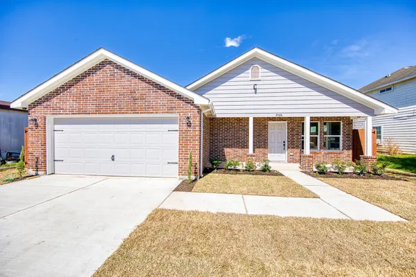 a view of a house with a patio