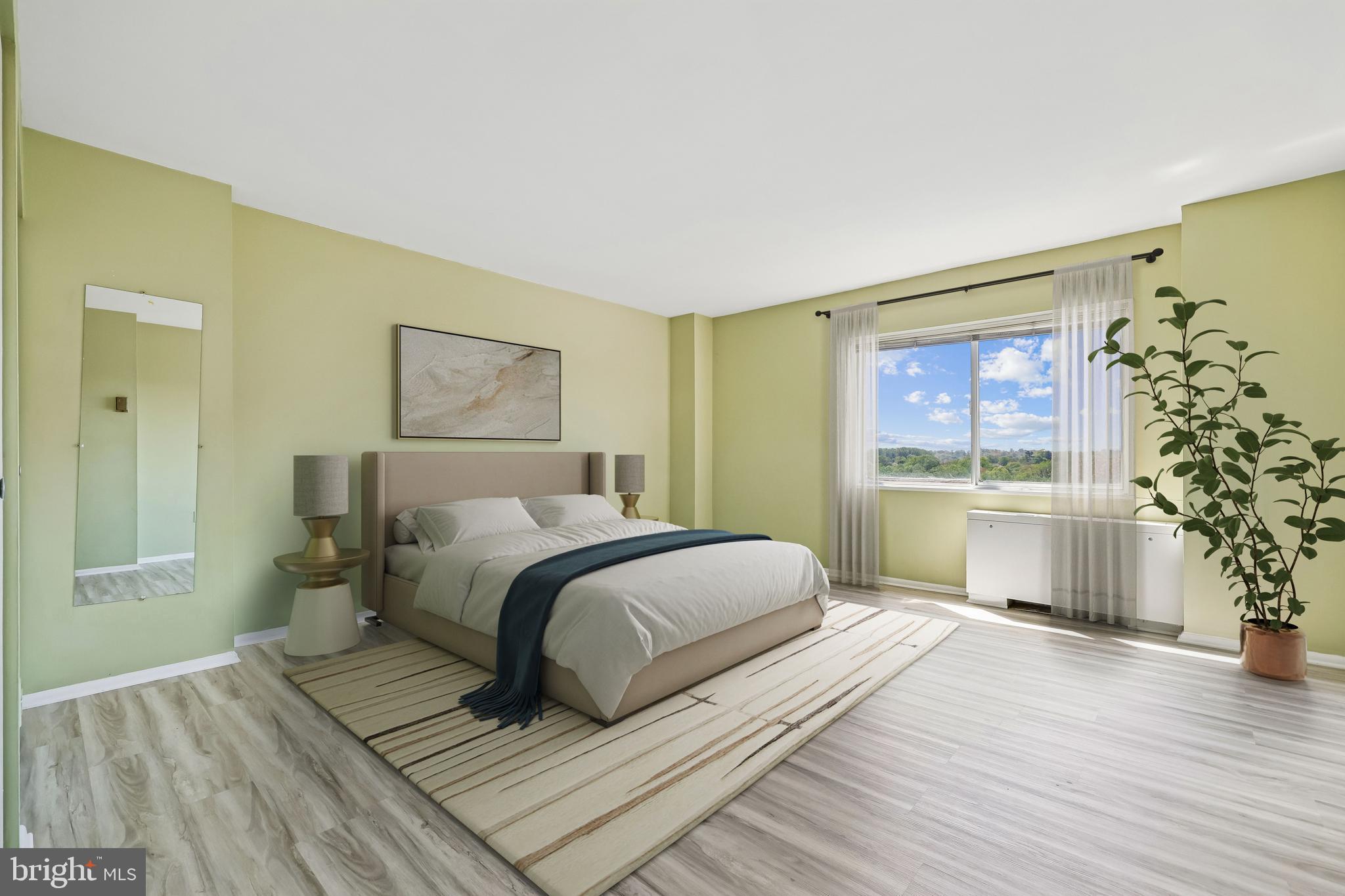 1111 University Boulevard West, Unit 1106A Silver Spring, MD 20902 - Photo 14 of 35 Virtually staged bedroom