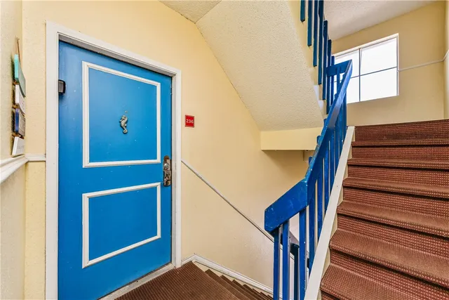 a view of front door