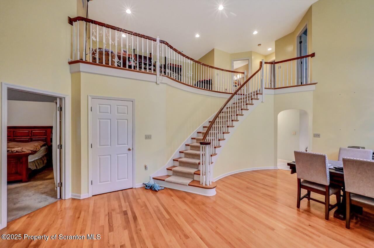 20 Hedge Row Run Clarks Summit, PA 18411 - Photo 10 of 66 a view of entryway with wooden floor and stairs