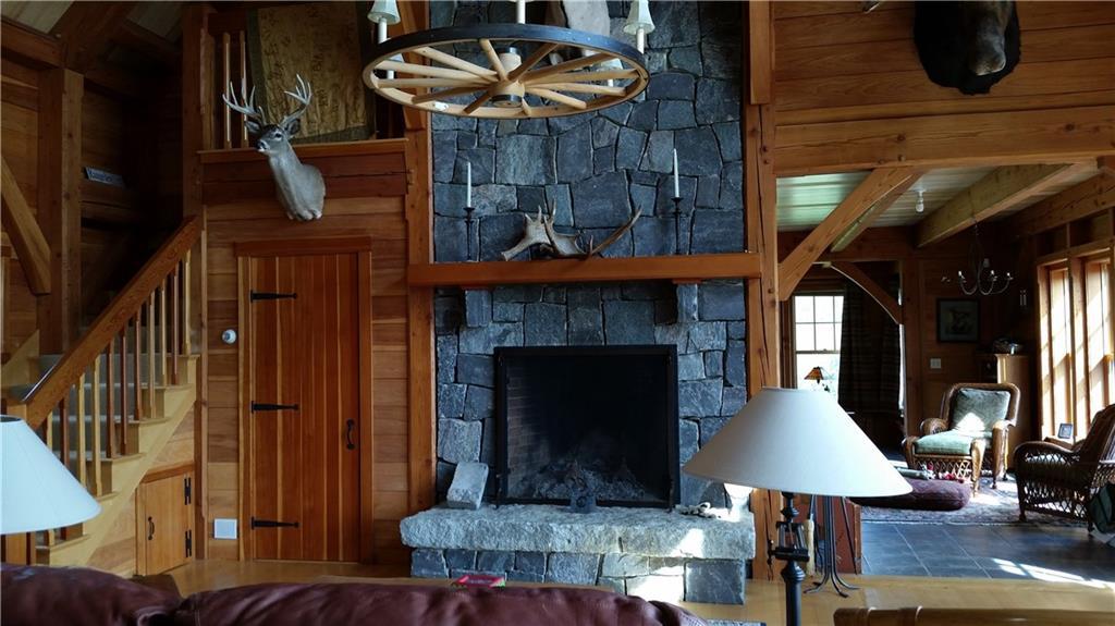 332 City Pond Road Dallas Plt, ME 04970 - Photo 3 of 32 Large open living room with views...