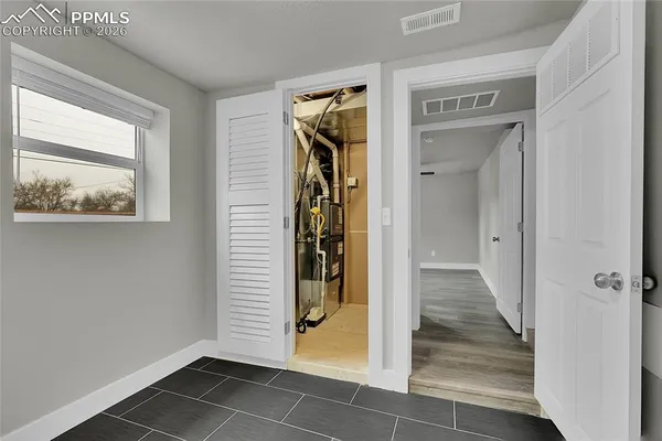 a view of an entryway door