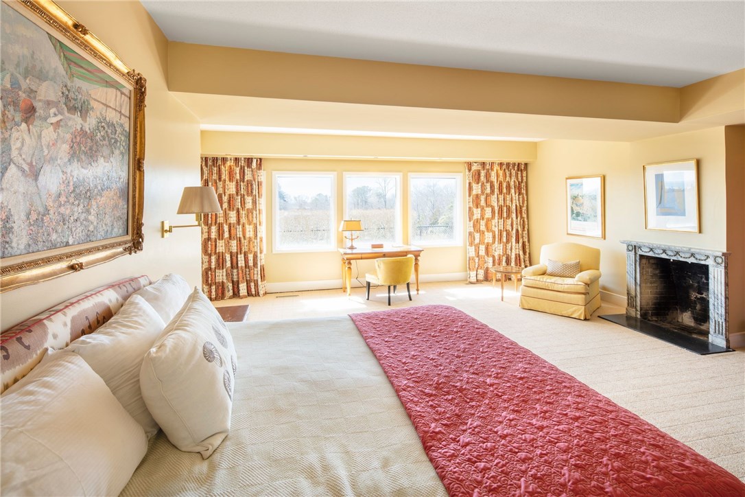 60 Beacon Hill Road Newport, RI 02840 - Photo 20 of 30 Master bedroom with fireplace