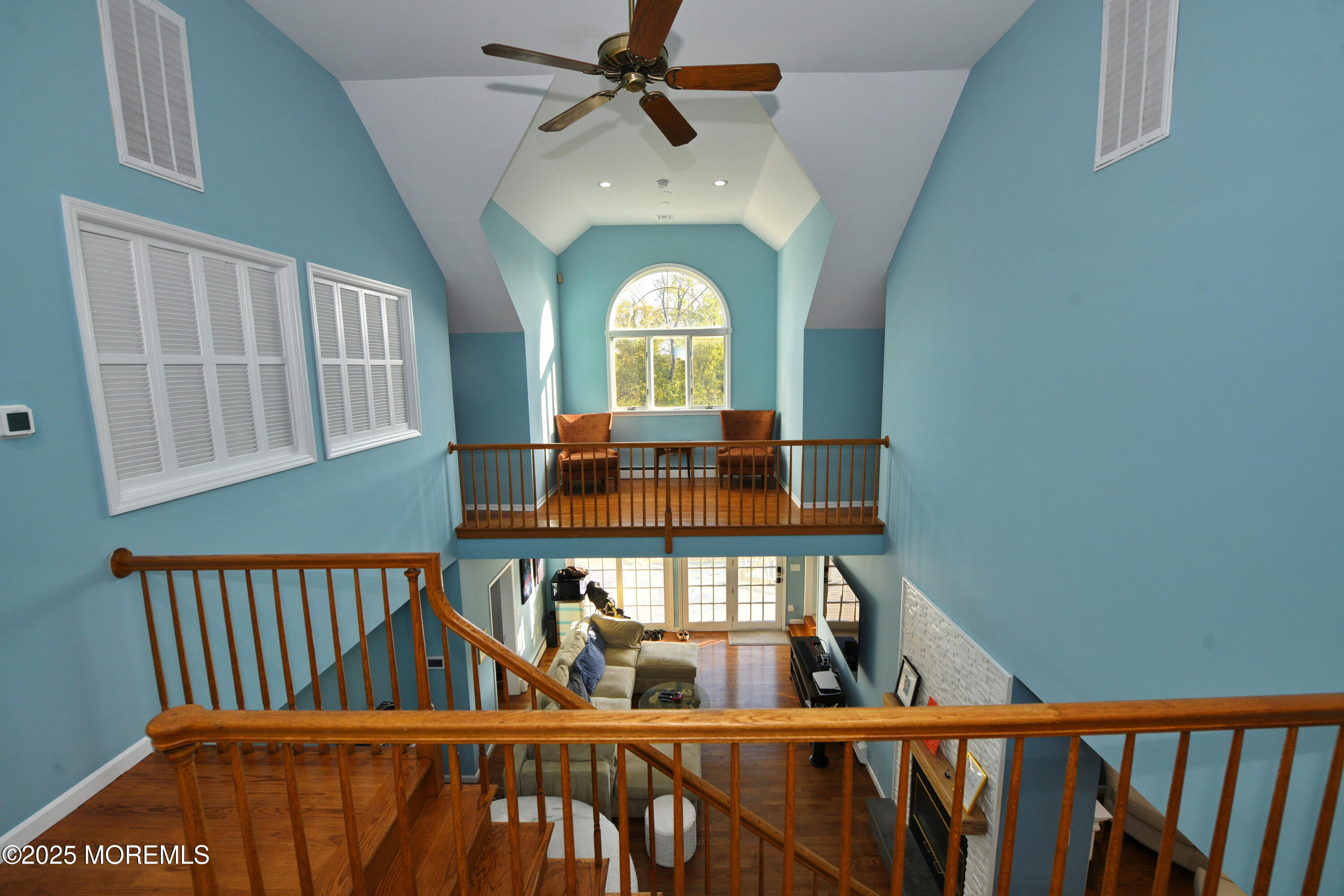 2262 Allenwood Road Allenwood, NJ 08720 - Photo 3 of 21 a view of staircase with railing and a window