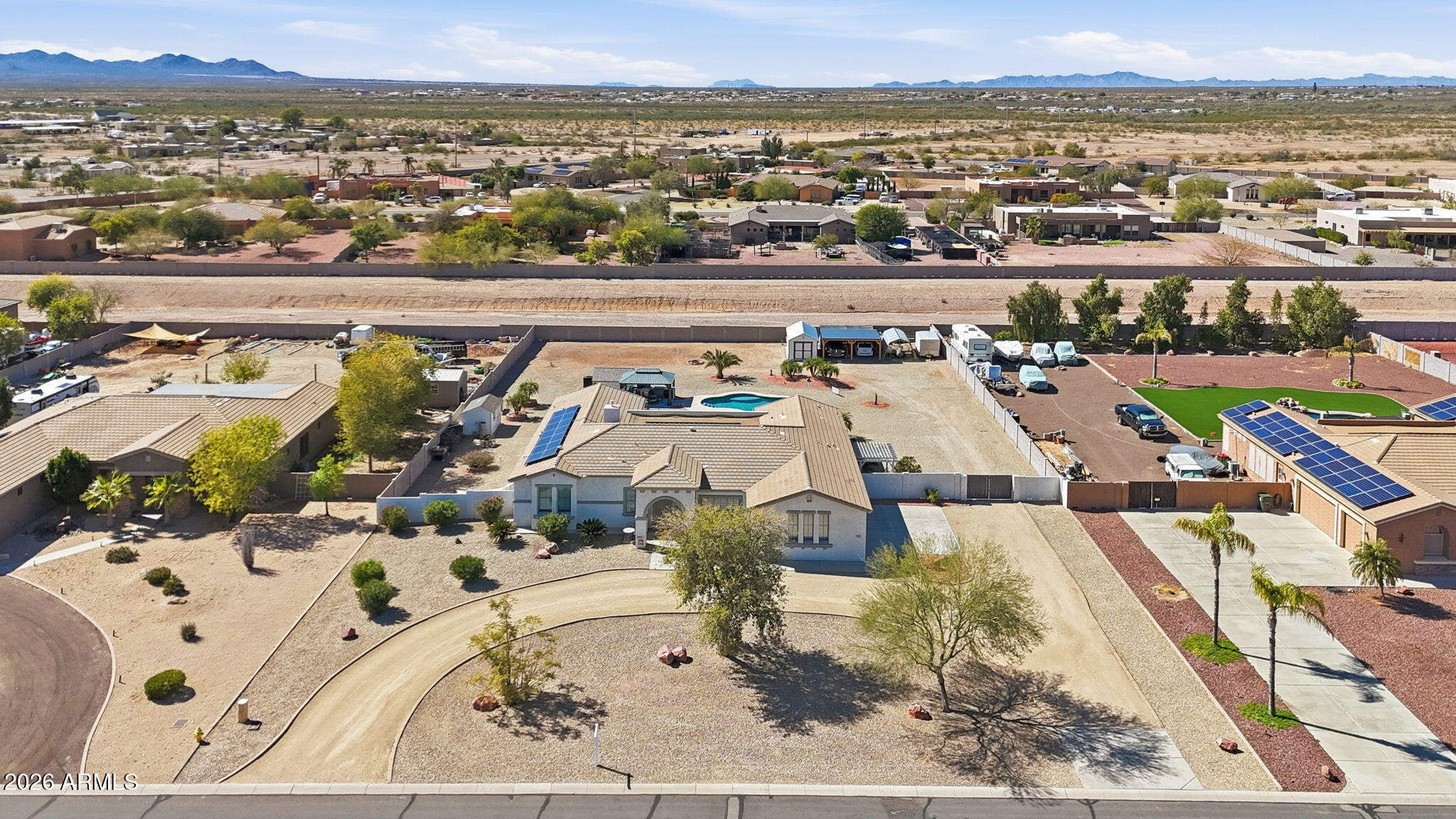 22909 West Sierra Ridge Way Wittmann, AZ 85361 - Photo 11 of 121 Front Aerial