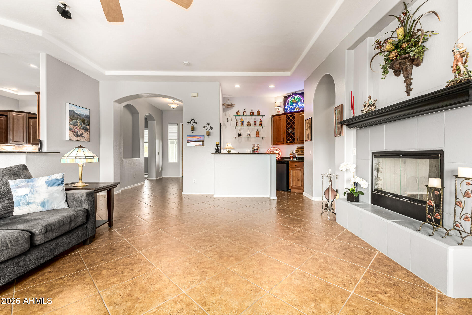 22909 West Sierra Ridge Way Wittmann, AZ 85361 - Photo 27 of 121 a view of a living room