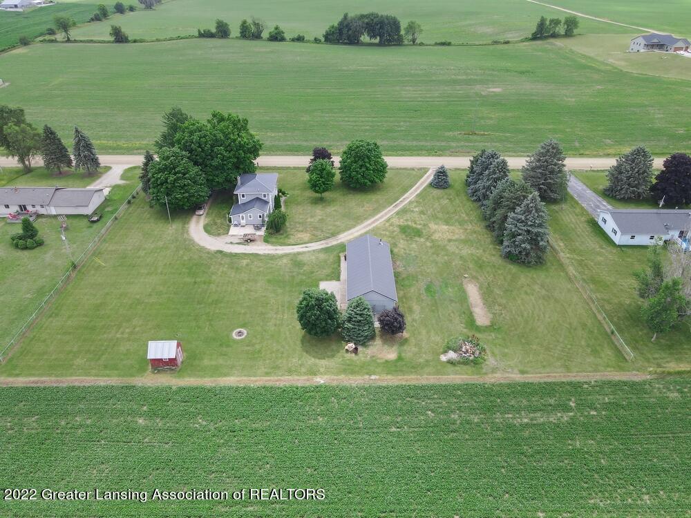 10909 Looking Glass Road Portland, MI 48875 - Photo 34 of 36 Aerial rear