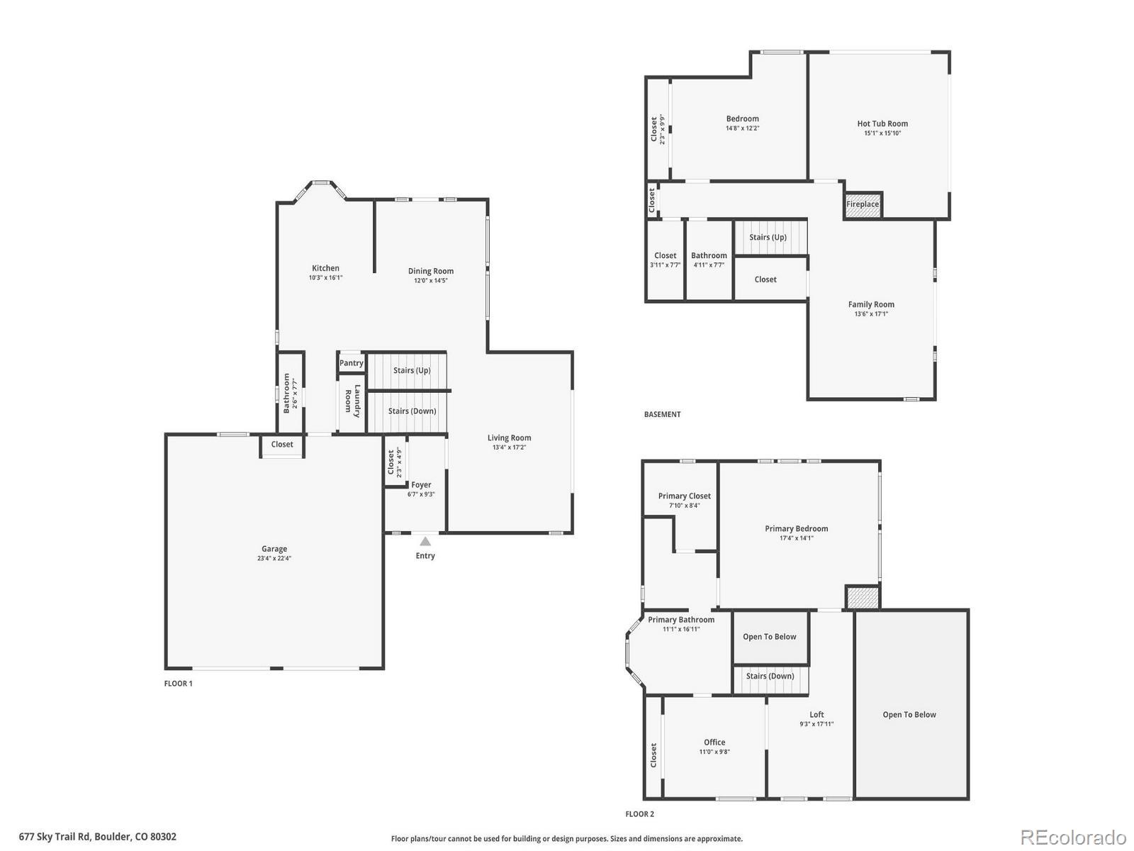 677 Sky Trail Road Boulder, CO 80302 - Photo 36 of 40 a picture of floor plan