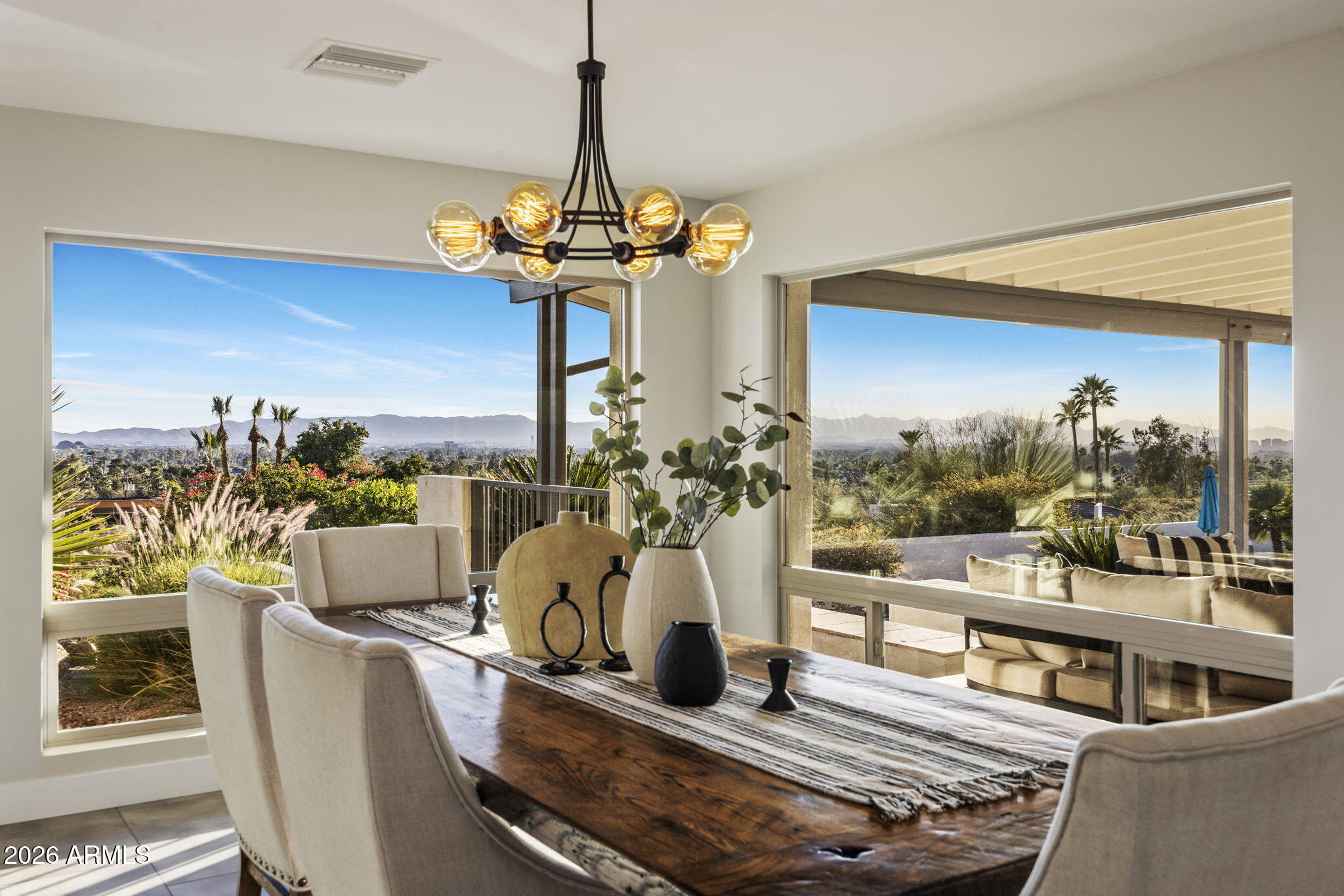 5518 East Rockridge Road Phoenix, AZ 85018 - Photo 15 of 73 Formal Dining Room w/ Views