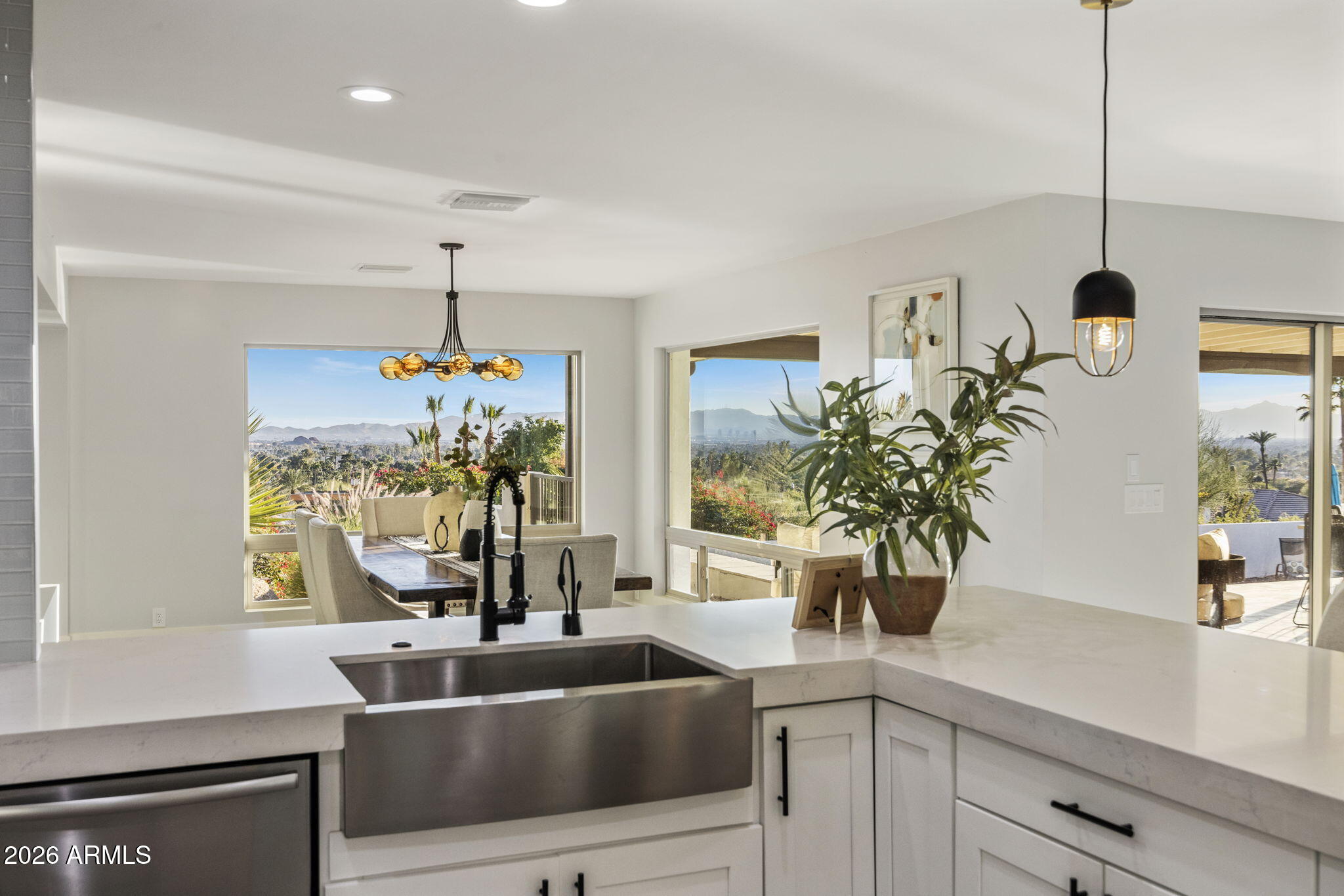 5518 East Rockridge Road Phoenix, AZ 85018 - Photo 19 of 73 Chef's Kitchen Looking to Formal Dining