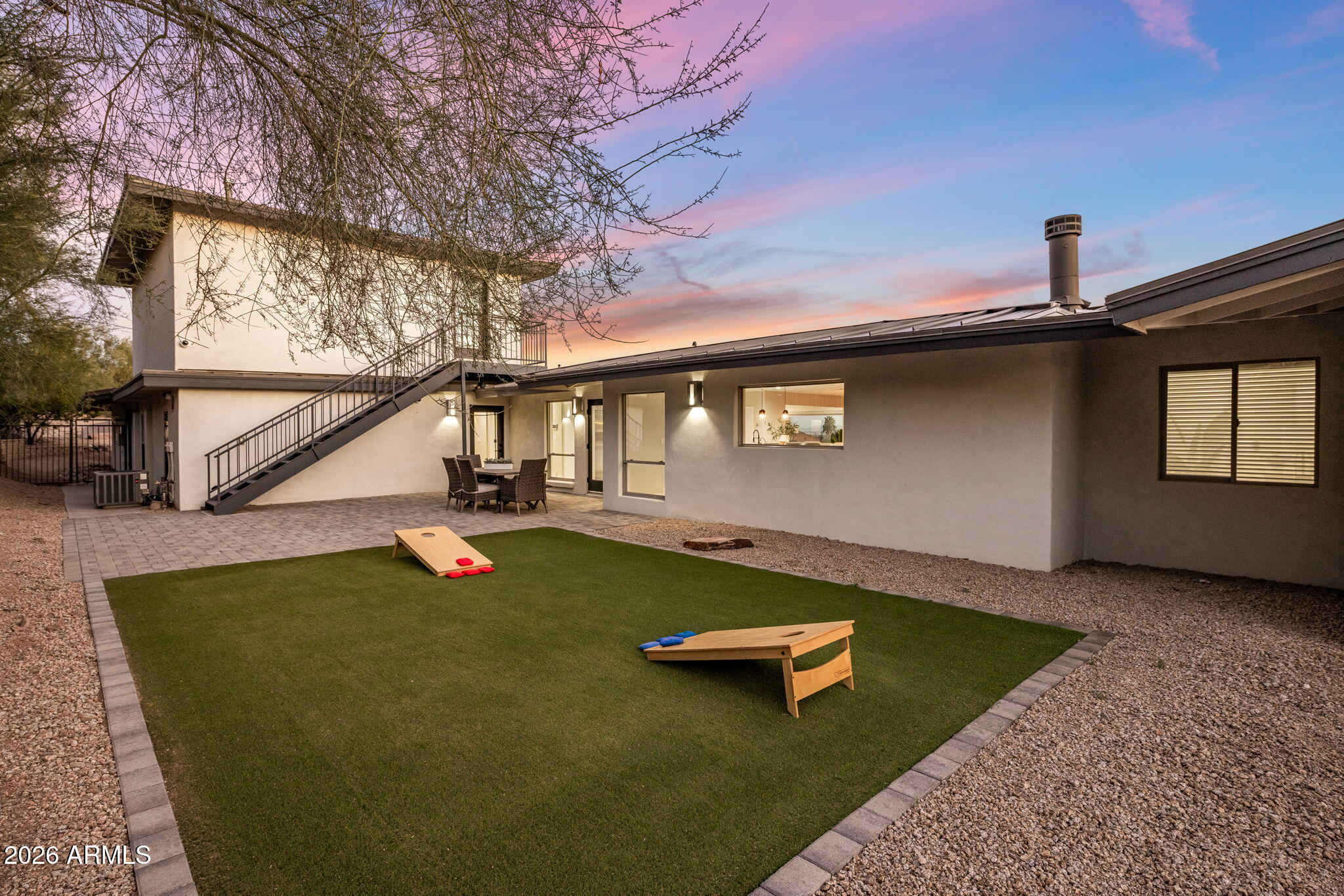 5518 East Rockridge Road Phoenix, AZ 85018 - Photo 50 of 73 Stairwell Entrance to Guest Casita