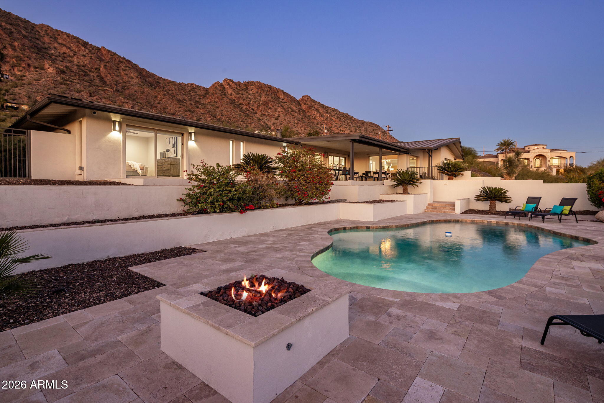 5518 East Rockridge Road Phoenix, AZ 85018 - Photo 60 of 73 Heated Pool w/ Firepit